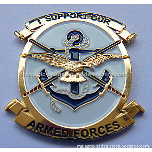 Customized & Brass Die Struck Process Lapel Pin (MJ-PIN-099)